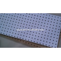 hole board perforated mdf wood wall board/melamine and raw hardboard peg board